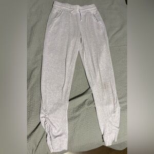 R + R Girls Cream/Gray Pant, Size: Medium(8-10), EUC